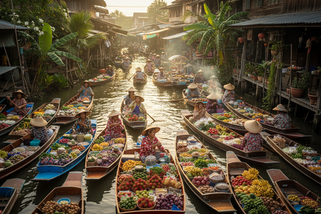 Damnoen Saduak Floating Market 